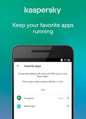 Kaspersky Battery Life