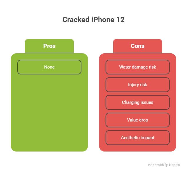 Why Is It Important to Repair a Cracked iPhone 12 Back Glass?