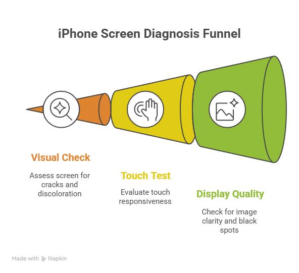Is Your iPhone Screen Cracked or is the LCD Broken? A 2-Minute Diagnostic