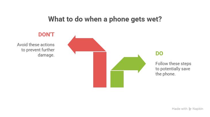 Wet Phone First Aid: Do This, Not That!