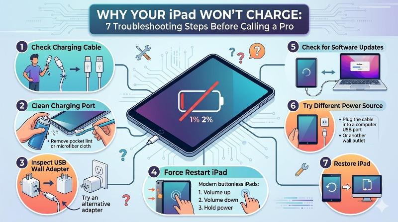 The iPad Charging Diagnostic Flowchart