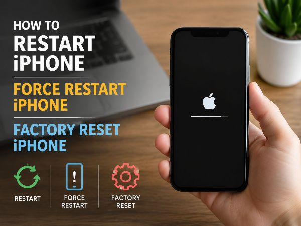 how-to-restart-force-reset-iphone-guide How to Restart iPhone, Force Restart iPhone, and Factory Reset iPhone