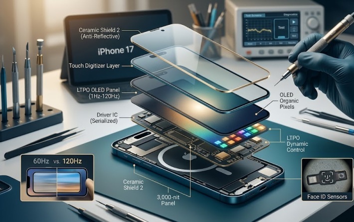 iphone-17-display-technology-explained iPhone 17 Display Technology Explained: What OLED and LTPO Mean for Your Screen Repair